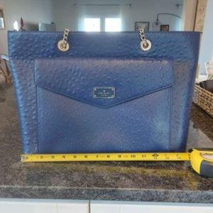 Blue Kate Spade tote